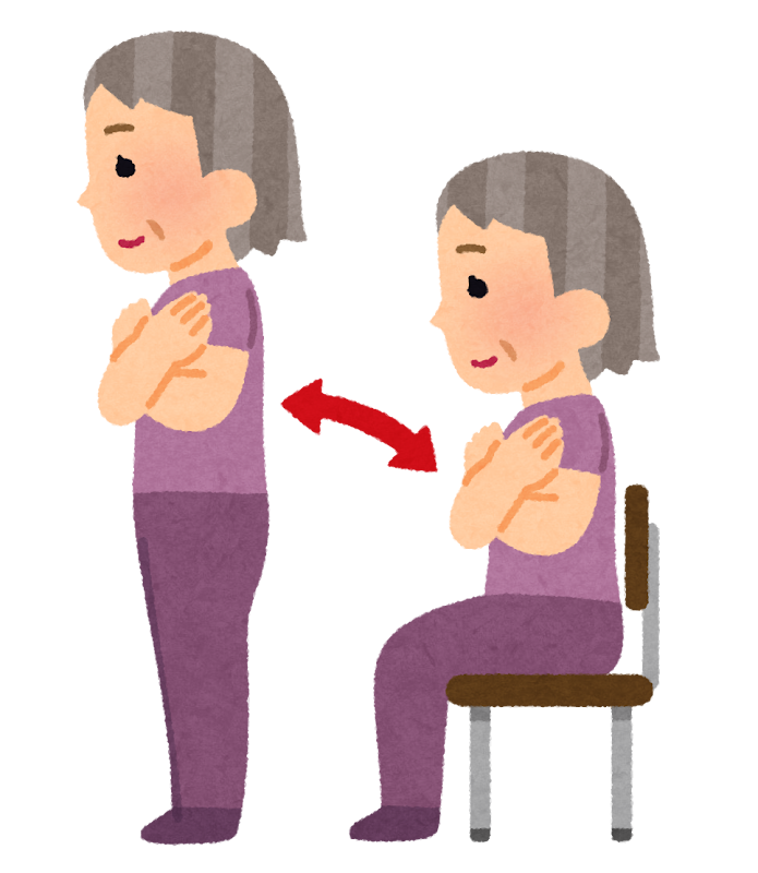 筋トレイラスト